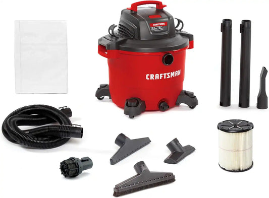 CRAFTSMAN CMXEVBE18695 16 Gallon 6.5 Peak HP Wet Dry Shop Vacuum Bundle