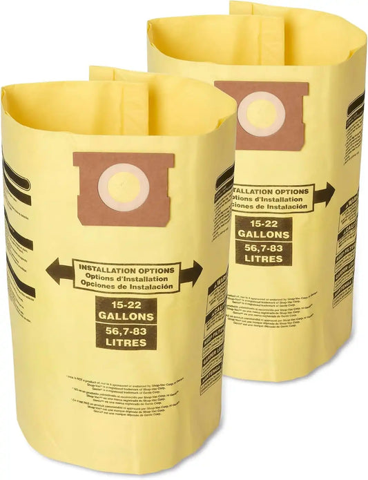 CRAFTSMAN CMXZVBE38769 15-22 Gal. Wet Dry Shop Vacuum Dust Collection Bags