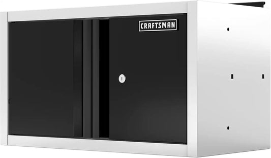 CRAFTSMAN Welded 2-Door Wall Cabinet (White/Black) (CMST32615WB)