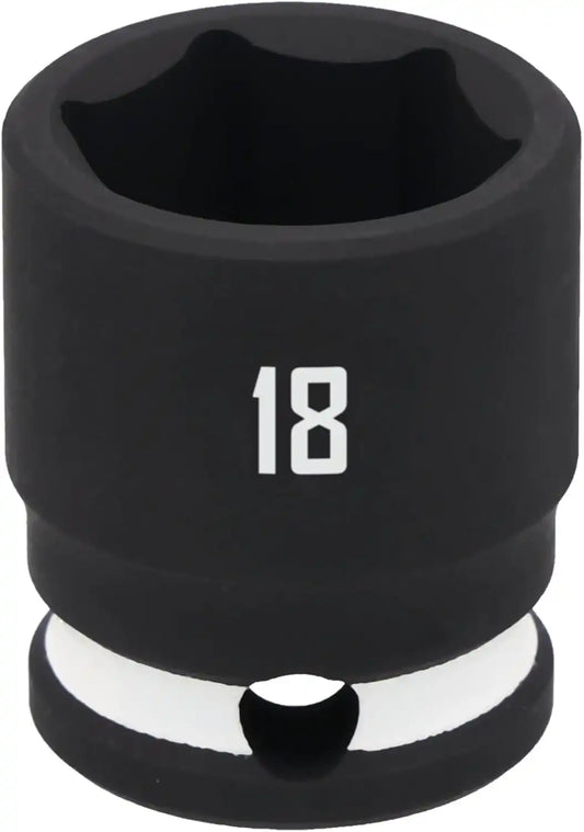 CRAFTSMAN 3/8 in Drive MM Shallow Impact Socket 18 mm (CMMT16846)