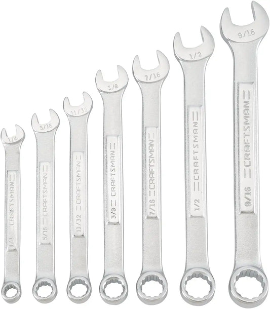 CRAFTSMAN SAE WRENCH SET IN POUCH, 7PC (CMMT21085)