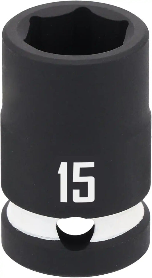 CRAFTSMAN 1/2 in Drive MM Shallow Impact Socket 15 mm (CMMT16863)