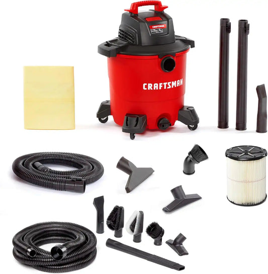 CRAFTSMAN CMXEVBE18690 9 Gallon 4.25 Peak HP Wet Dry Shop Vacuum Bundle