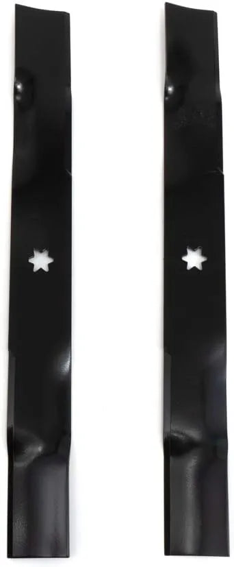 CRAFTSMAN CMXGZAM110106 Mulching Blade for 46-Inch Cutting Decks, Lawn Tractors and Zero-Turn Riding Mowers, OE #04268, Set of 2