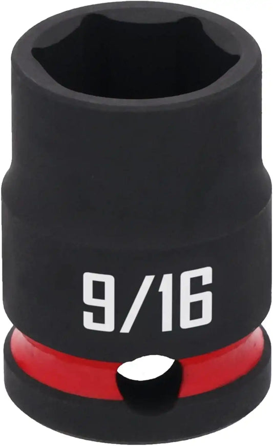 CRAFTSMAN 3/8 in Drive SAE Shallow Impact Socket 9/16 in (CMMT16835)