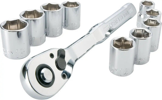 CRAFTSMAN Mechanics Tool Set, Metric, 3/8 Inch Drive, 10 Piece (CMMT34564)