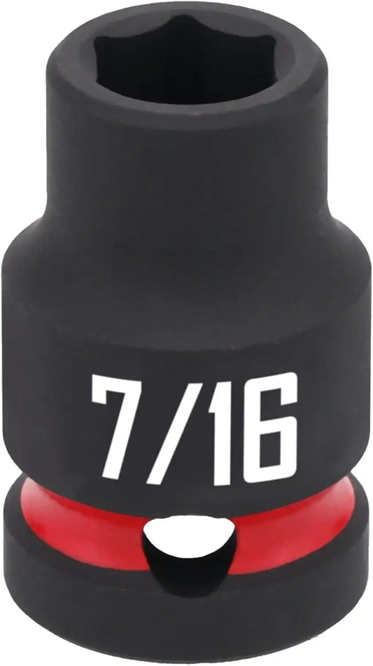 CRAFTSMAN 1/2 in Drive SAE Shallow Impact Socket 7/16 in (CMMT16849)