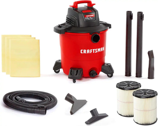 CRAFTSMAN CMXEVBE18590 9 Gallon 4.25 Peak HP Wet Dry Shop Vacuum Bundle