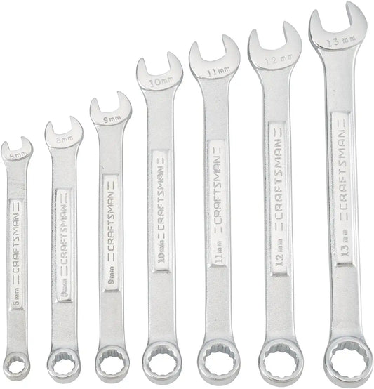 CRAFTSMAN MM WRENCH SET IN POUCH, 7PC (CMMT21086)