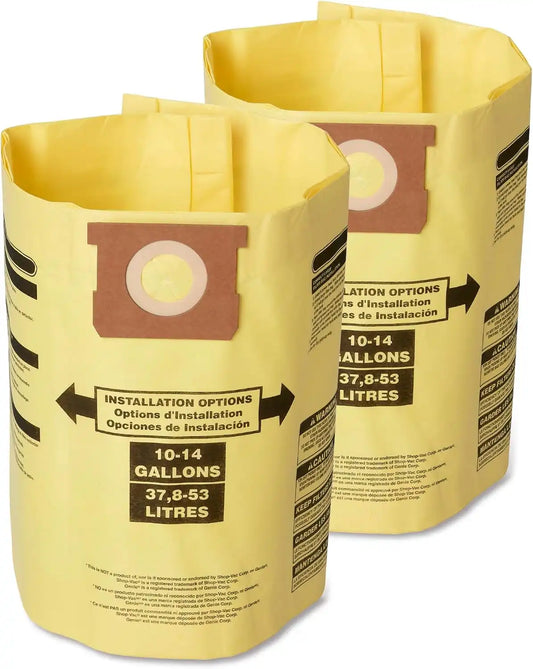 CRAFTSMAN CMXZVBE3877 10-14 Gal. Wet Dry Shop Vacuum Dust Collection Bags
