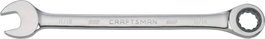CRAFTSMAN Ratcheting Wrench, SAE, 11/16-Inch, 72-Tooth, 12-Point (CMMT42566)