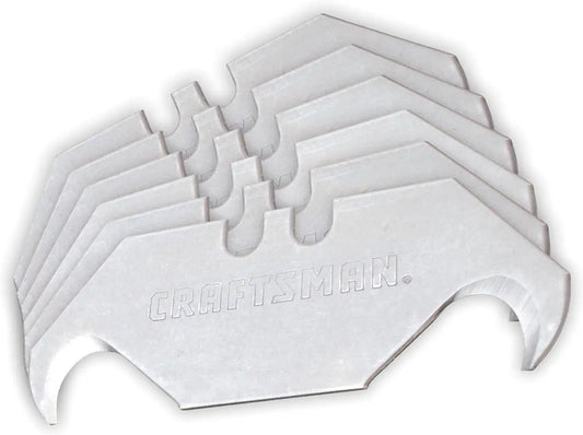 CRAFTSMAN Utility Knife Razor Blade, Carbon Steel, 3/4-in., 5-Pack (CMHT11146)