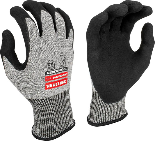 Craftsman CMXPGRAD802 Dyneema Cut Protection Glove, A2 Touchscreen, L/XL