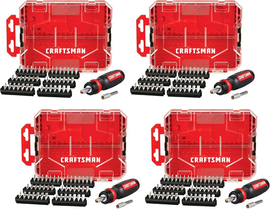 CRAFTSMAN RATCHETING SCREWDRIVER, 44PC (CMHT68017), Red (Pack of 4)