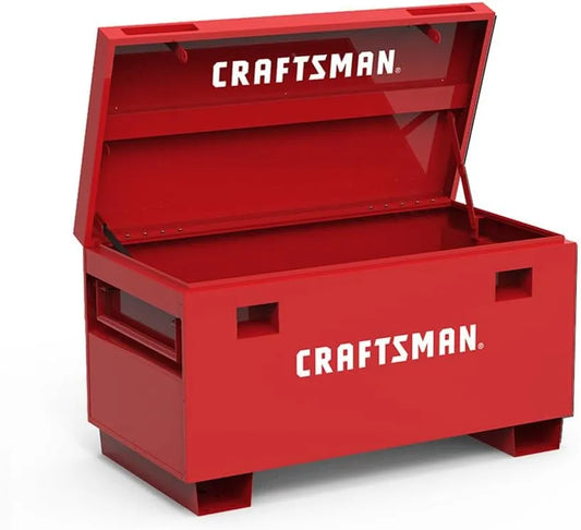 Craftsman 45-Inch Jobsite Box, Heavy Duty Job Box, Weather-Resistant, Red