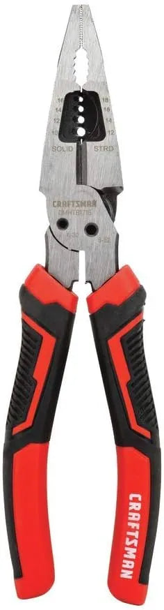 CRAFTSMAN Long Nose Pliers, 8-Inch Multi Function (CMHT81715)