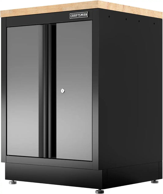 CRAFTSMAN Welded 2-Door Base Cabinet (Black/Gray) (CMST32602BG)