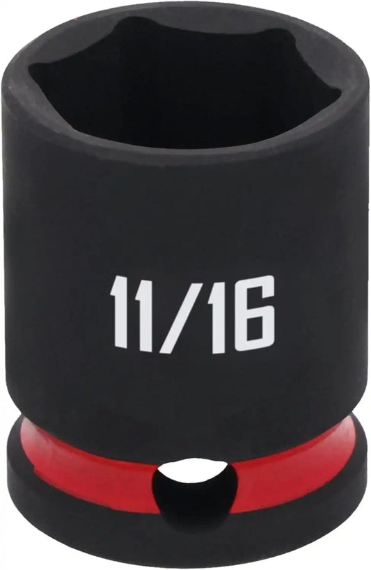 CRAFTSMAN 3/8 in Drive SAE Shallow Impact Socket 11/16 in (CMMT16837)