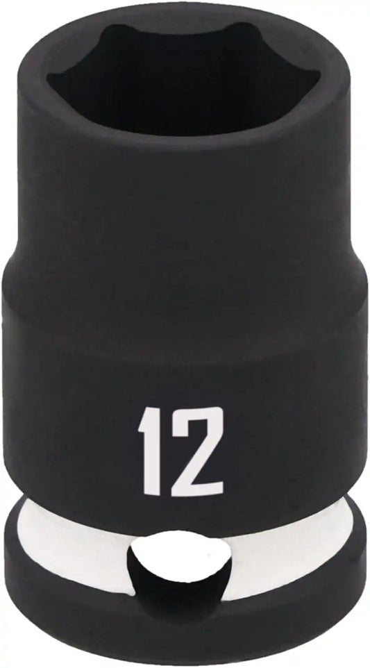 CRAFTSMAN 3/8 in Drive MM Shallow Impact Socket 12 mm (CMMT16841)