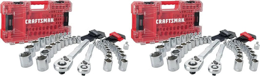 Craftsman Versastack Mechanics Tool Set, 1/4 and 3/8 Inch Drive, 71 Piece (CMMT45171) (Pack of 2)