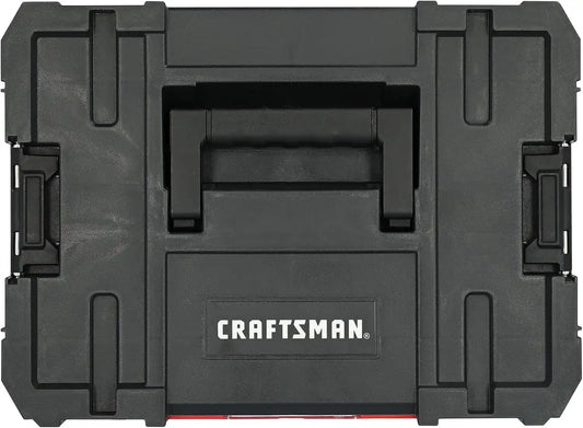CRAFTSMAN VERSASTACK Tool Box, 16.9 In. Single Deep Drawer Plastic Tool Box Organizer, Heavy Duty 16.5 Lb. Load Capacity (CMST17803)